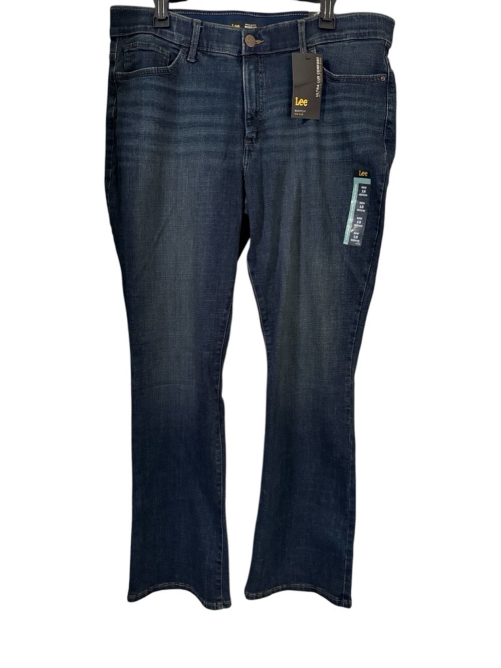 Lee Ultra Lux Comfort Bootcut Jeans Flex Motion Waistband Size 18 NWT